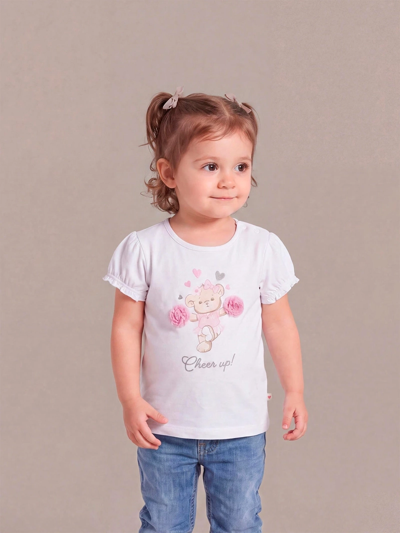 POLERA NIÑA BABY HARVEST ALGODÓN TUL - 1