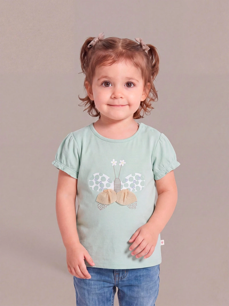 POLERA NIÑA BABY HARVEST ALGODÓN TUL - 1