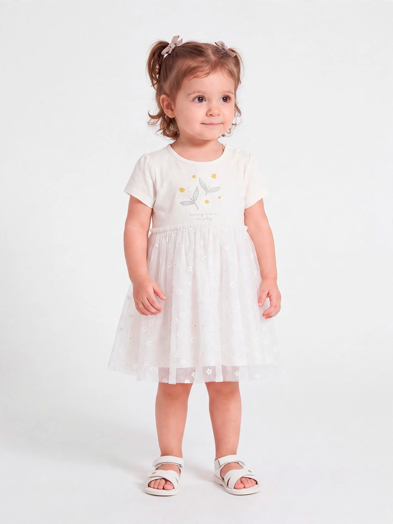 VESTIDO NIÑA BABY HARVEST ALGODÓN TUTÚ - 1