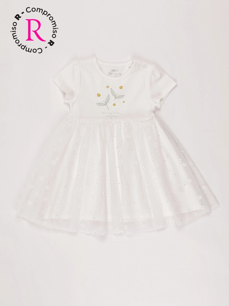 VESTIDO NIÑA BABY HARVEST ALGODÓN TUTÚ - 1