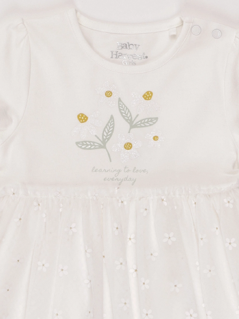 VESTIDO NIÑA BABY HARVEST ALGODÓN TUTÚ - 3