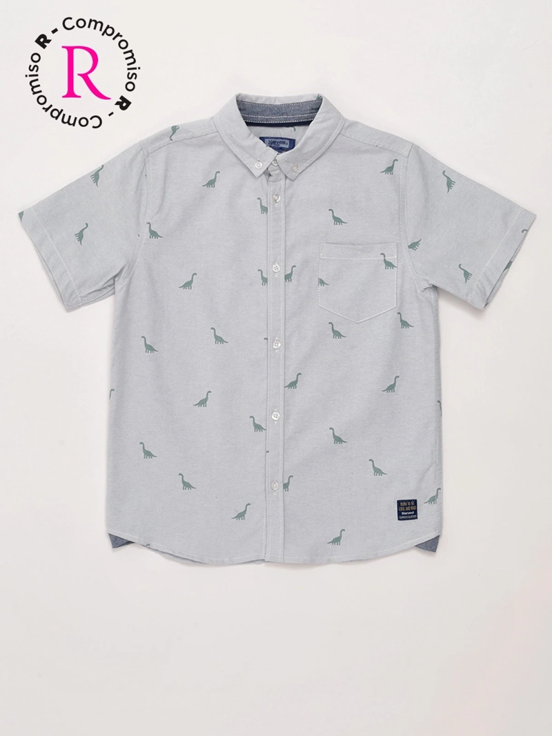 CAMISA NIÑO HARVEST ALGODÓN MANGA CORTA - 3