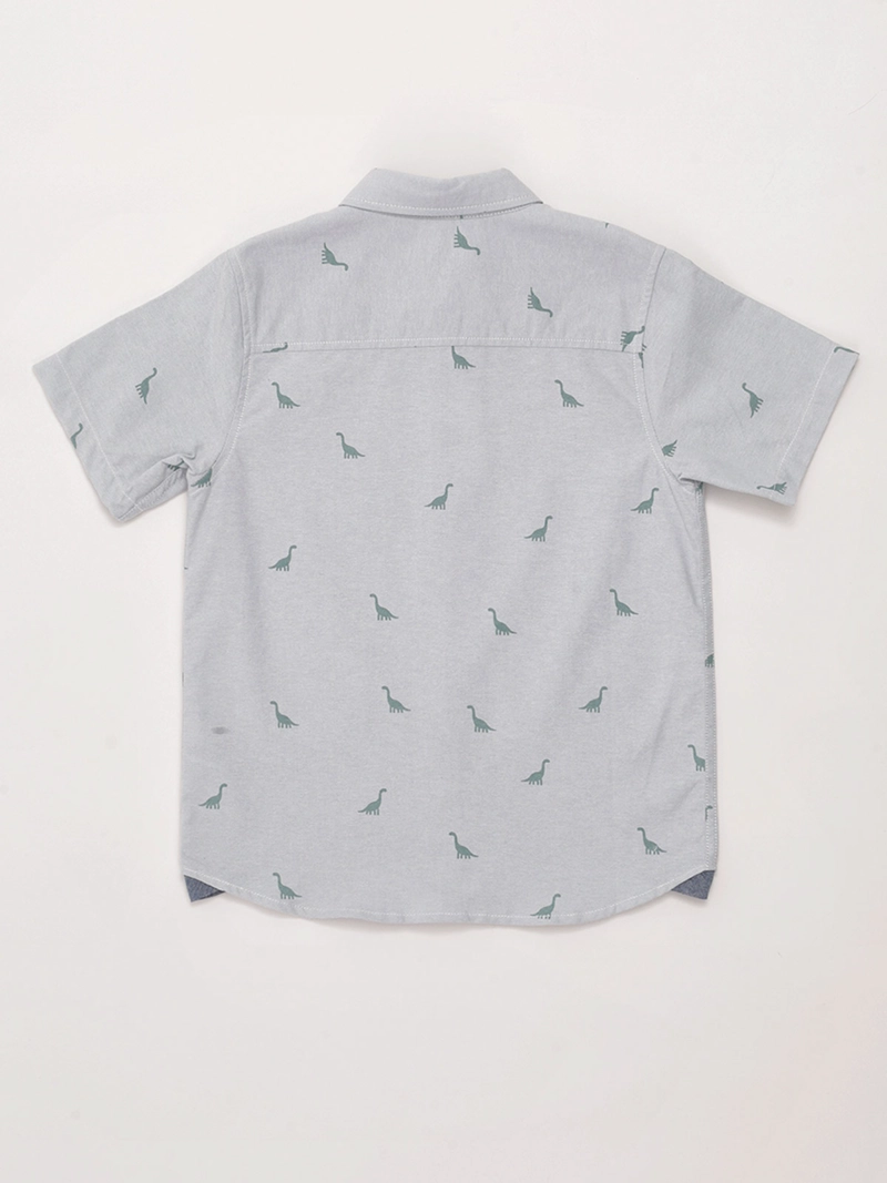 CAMISA NIÑO HARVEST ALGODÓN MANGA CORTA - 4