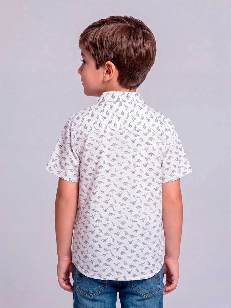 CAMISA NIÑO HARVEST ALGODÓN MANGA CORTA - 2