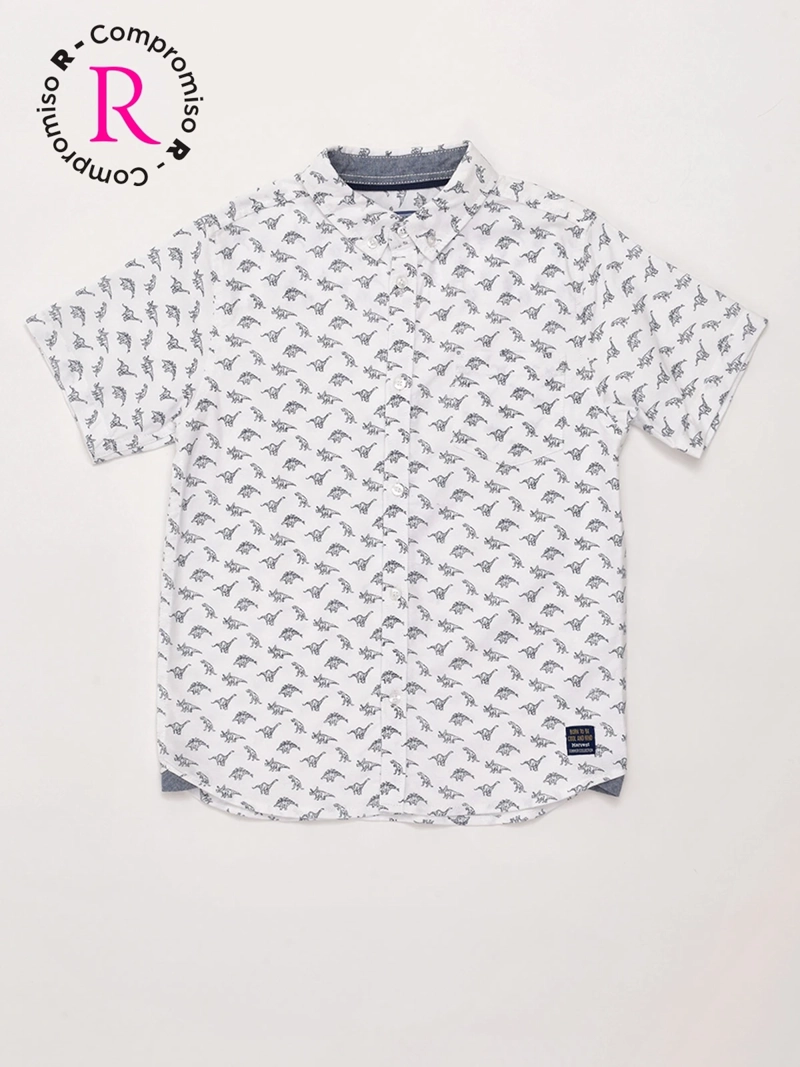 CAMISA NIÑO HARVEST ALGODÓN MANGA CORTA - 3