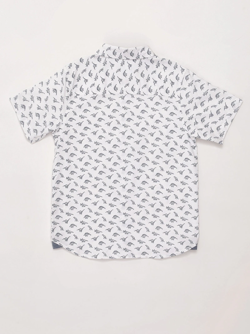 CAMISA NIÑO HARVEST ALGODÓN MANGA CORTA - 4