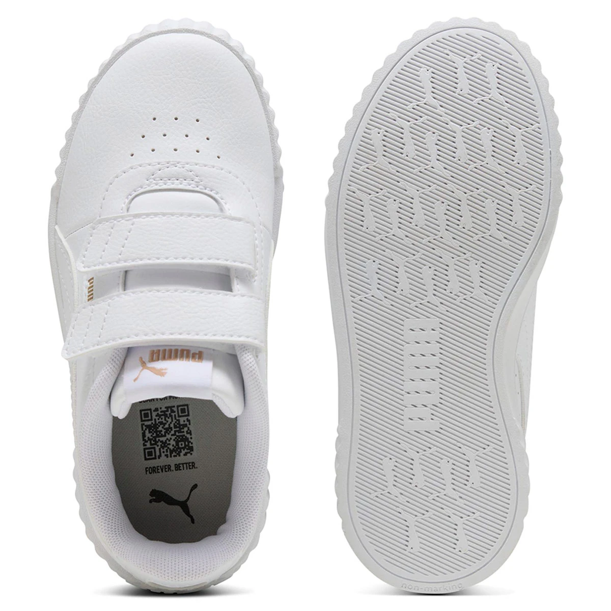 ZAPATILLAS NIÑO PUMA CASUALES BLANCO CARINA 3.0 - 4