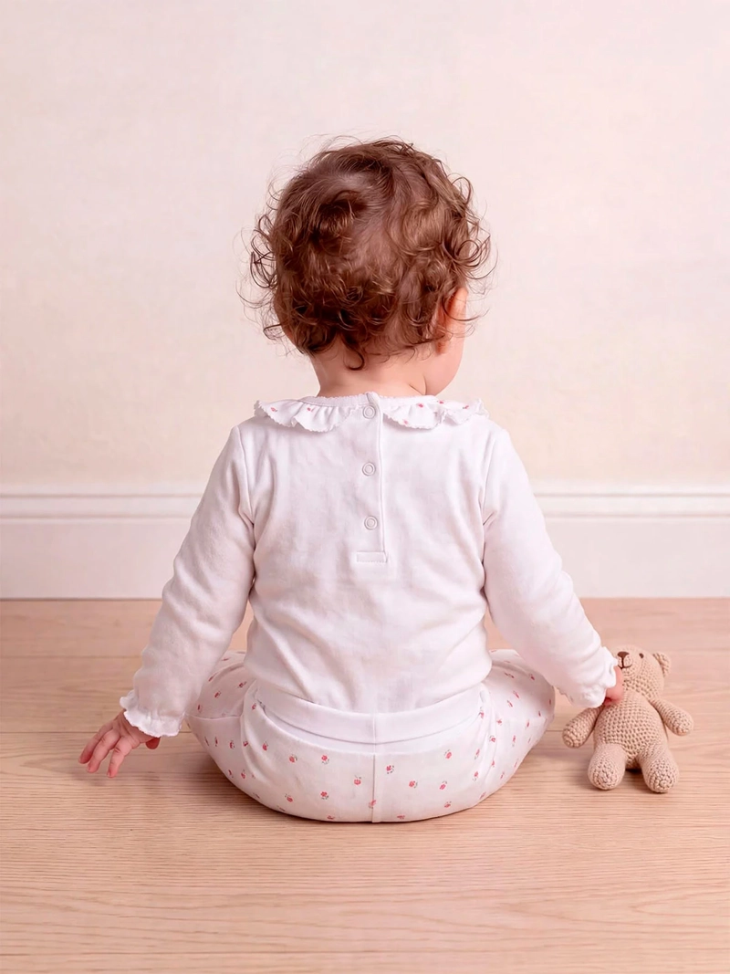CONJUNTO NIÑA BABY HARVEST 3 PIEZAS GORRITO BODY Y PATITAS - 2