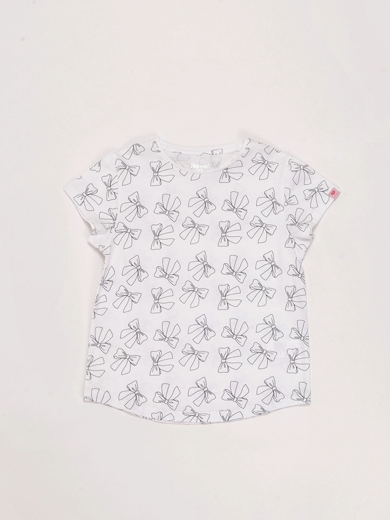 POLERA NIÑA HARVEST MANGA CORTA PRINT - 1