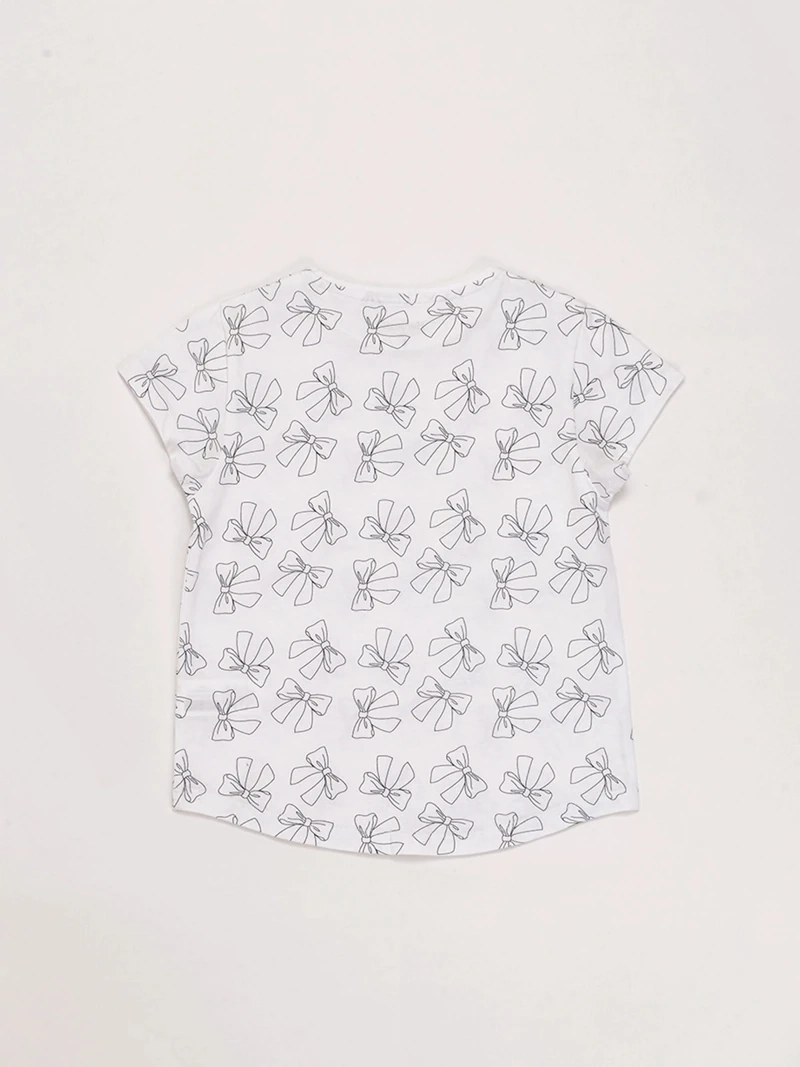 POLERA NIÑA HARVEST MANGA CORTA PRINT - 4