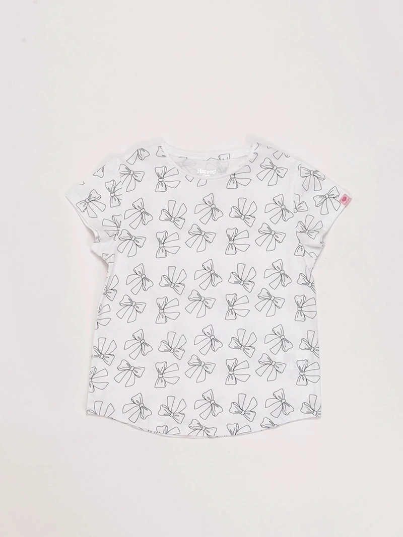 POLERA NIÑA HARVEST MANGA CORTA PRINT - 3
