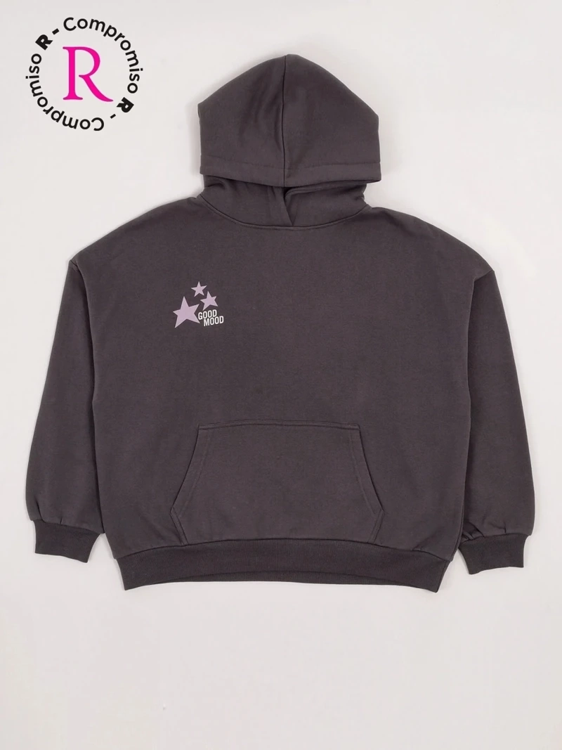 POLERÓN NIÑA INDEX TEEN CAPUCHA OVERSIZE - 3