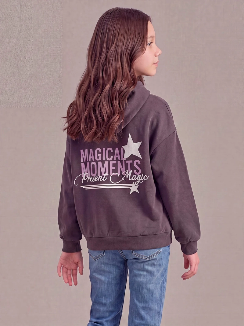 POLERÓN NIÑA INDEX TEEN CAPUCHA OVERSIZE - 2