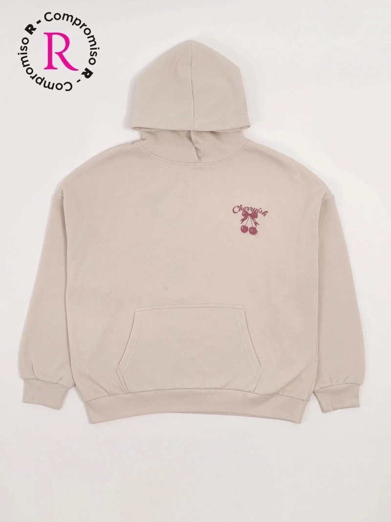 POLERÓN NIÑA INDEX TEEN CAPUCHA OVERSIZE - 3