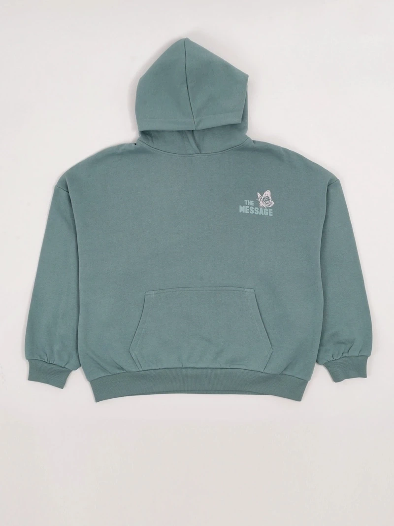 POLERÓN NIÑA INDEX TEEN CAPUCHA OVERSIZE - 4