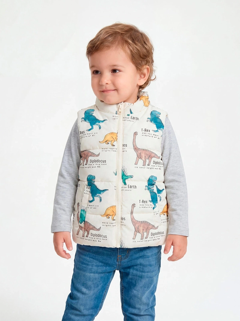 CHAQUETA NIÑO BABY HARVEST SIN MANGAS ESTAMPADO - 1
