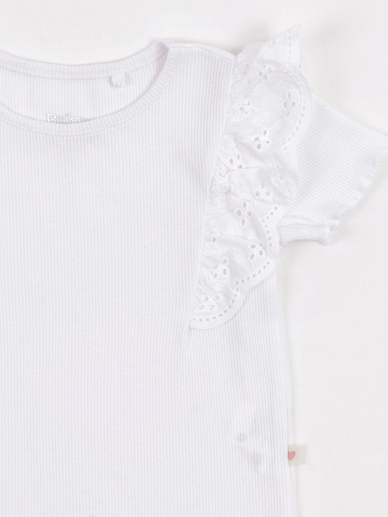 POLERA NIÑA BABY HARVEST ALGODÓN RIB BRODERIE - 5