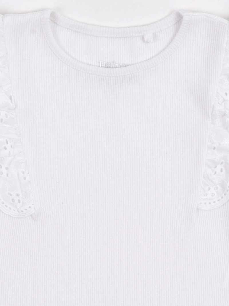 POLERA NIÑA BABY HARVEST ALGODÓN RIB BRODERIE - 6