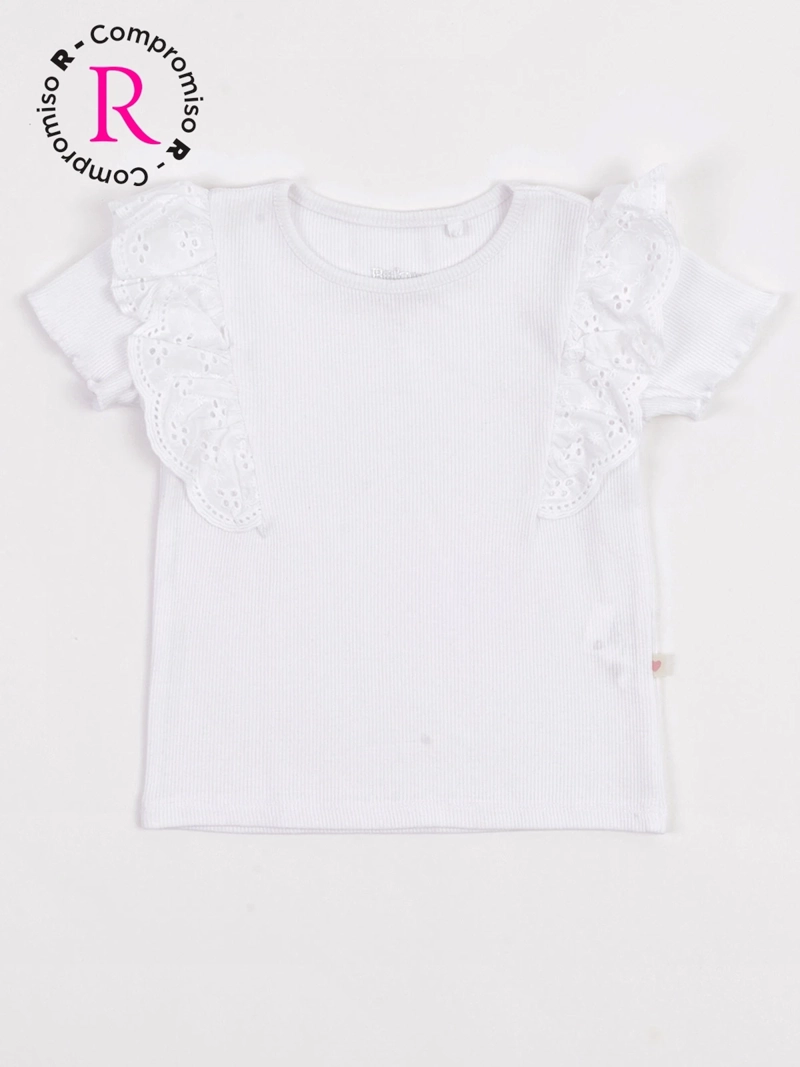 POLERA NIÑA BABY HARVEST ALGODÓN RIB BRODERIE - 3