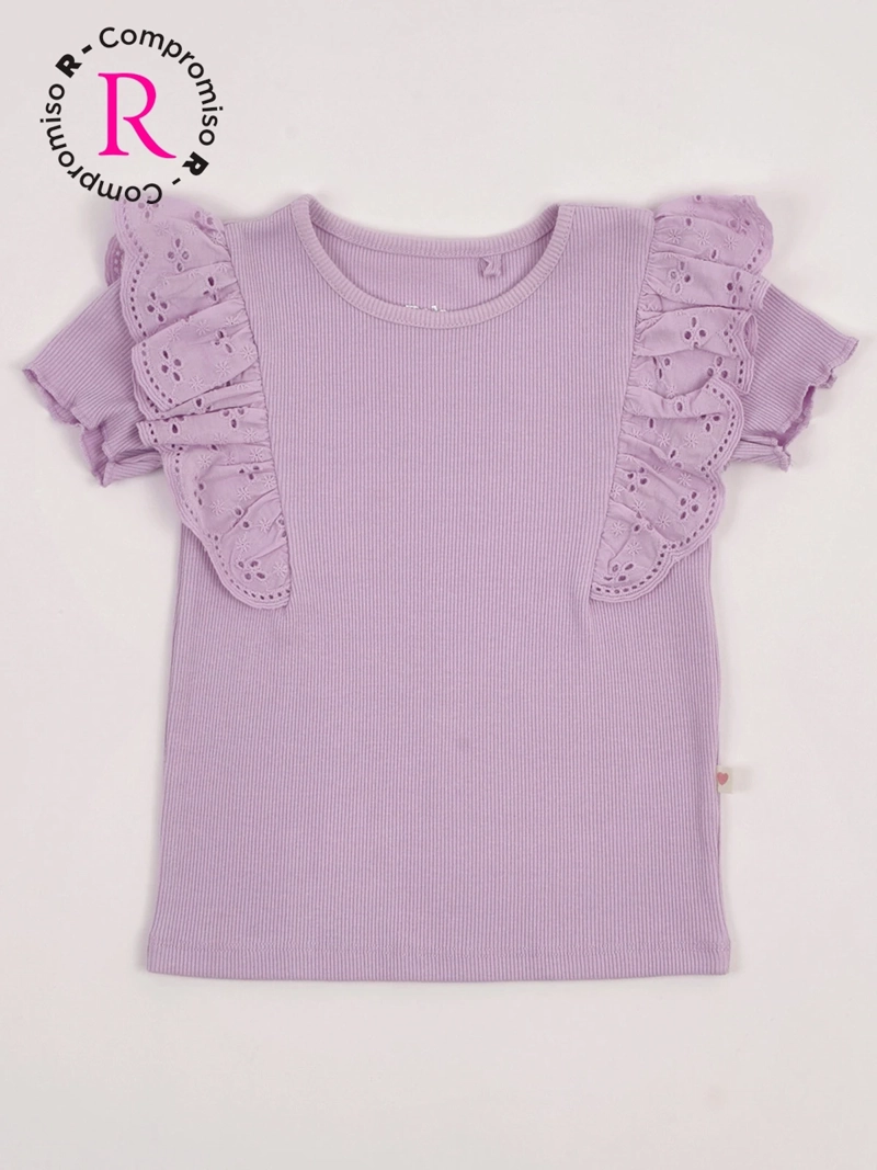 POLERA NIÑA BABY HARVEST ALGODÓN RIB BRODERIE - 3