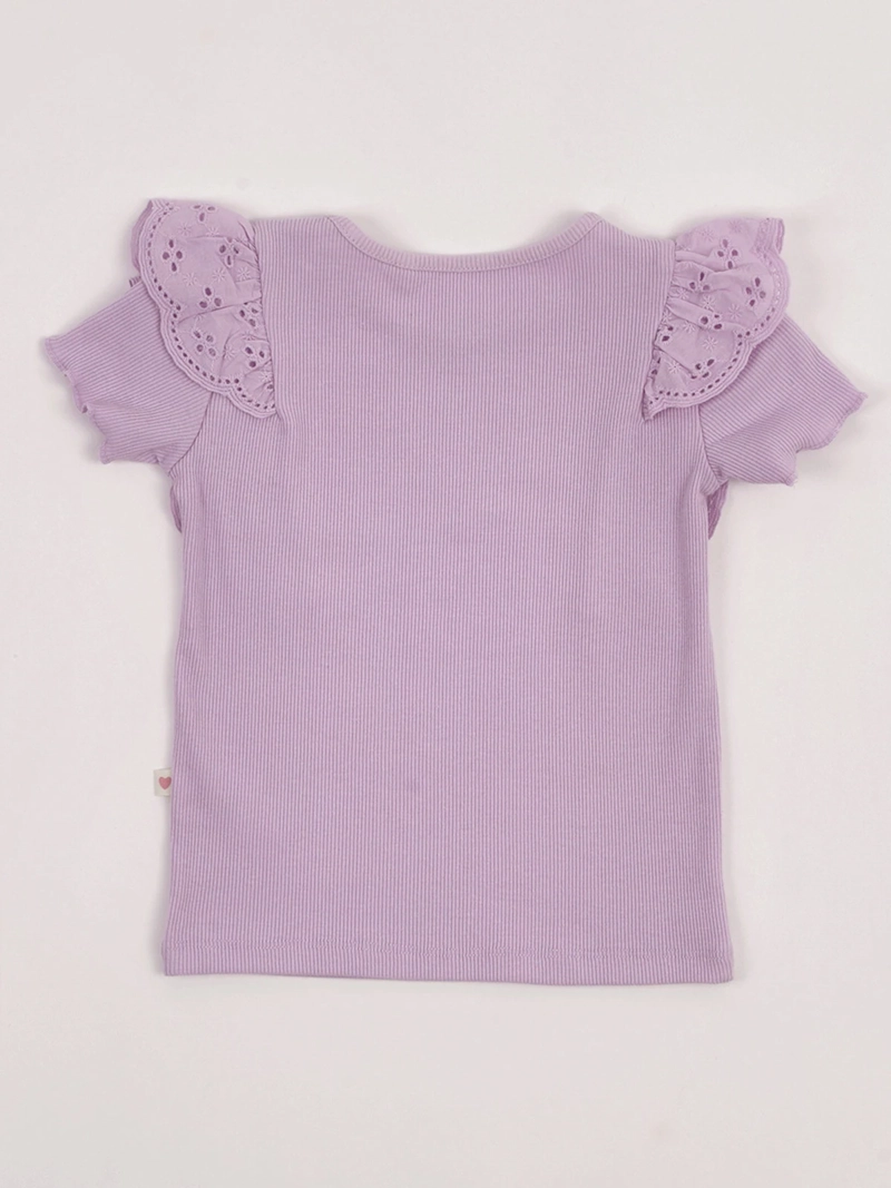 POLERA NIÑA BABY HARVEST ALGODÓN RIB BRODERIE - 4
