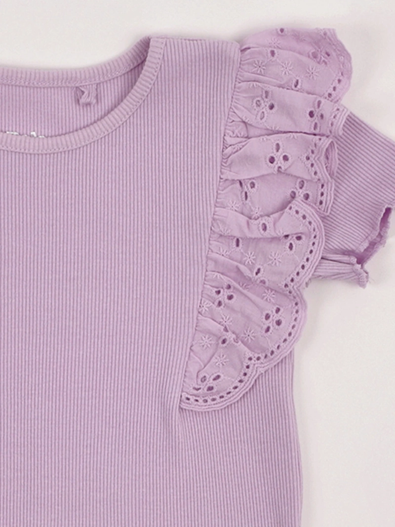 POLERA NIÑA BABY HARVEST ALGODÓN RIB BRODERIE - 5