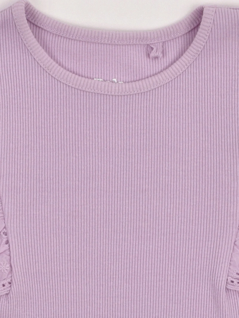 POLERA NIÑA BABY HARVEST ALGODÓN RIB BRODERIE - 6