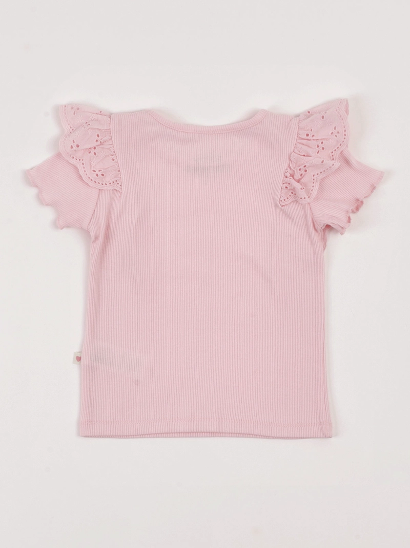 POLERA NIÑA BABY HARVEST ALGODÓN RIB BRODERIE - 4