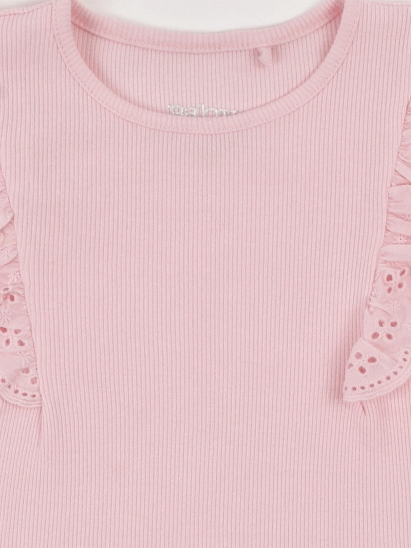 POLERA NIÑA BABY HARVEST ALGODÓN RIB BRODERIE - 5