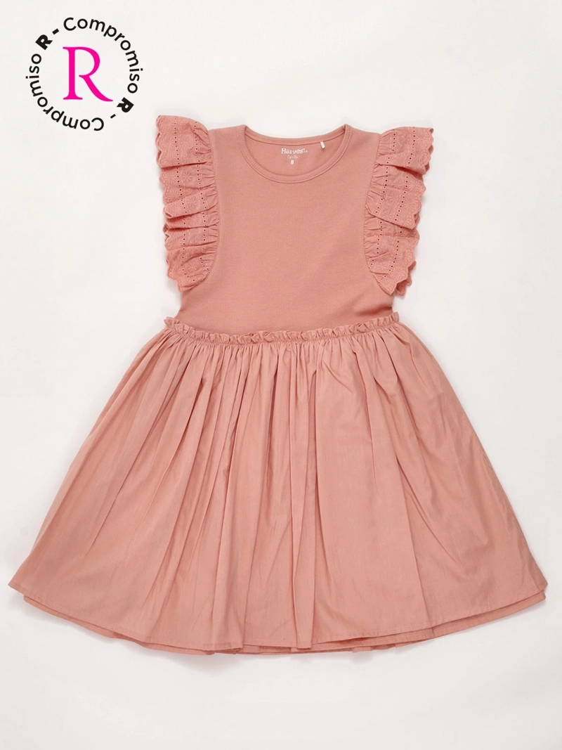 VESTIDO NIÑA HARVEST ALGODÓN CORTO VUELOS - 3