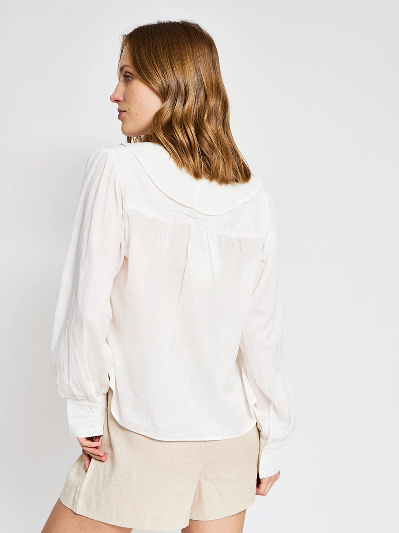 BLUSA MUJER REGATTA ALGODÓN MANGA LARGA VUELOS - 2