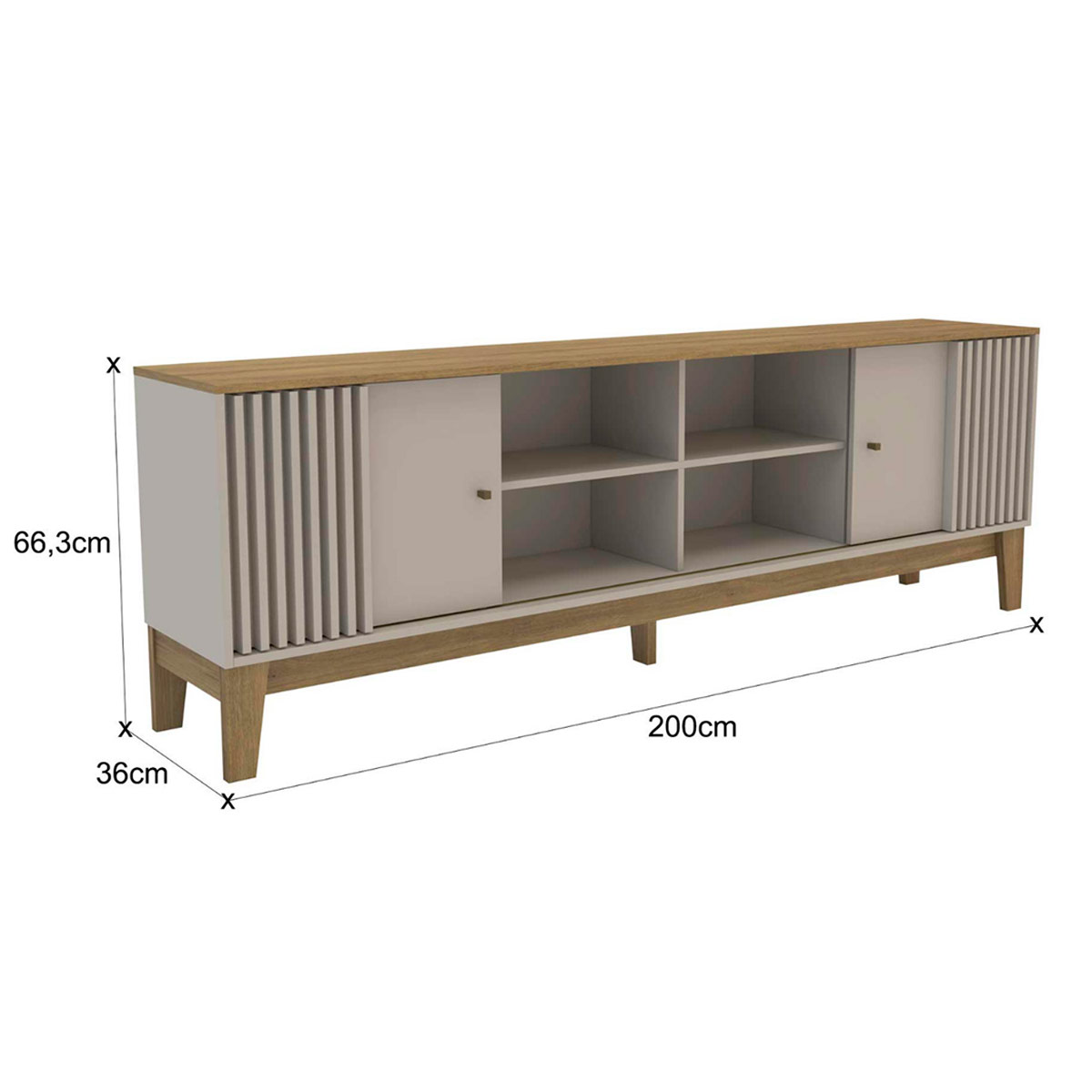 RACK EXIT FLORENCIA CAFÉ/BEIGE - 5