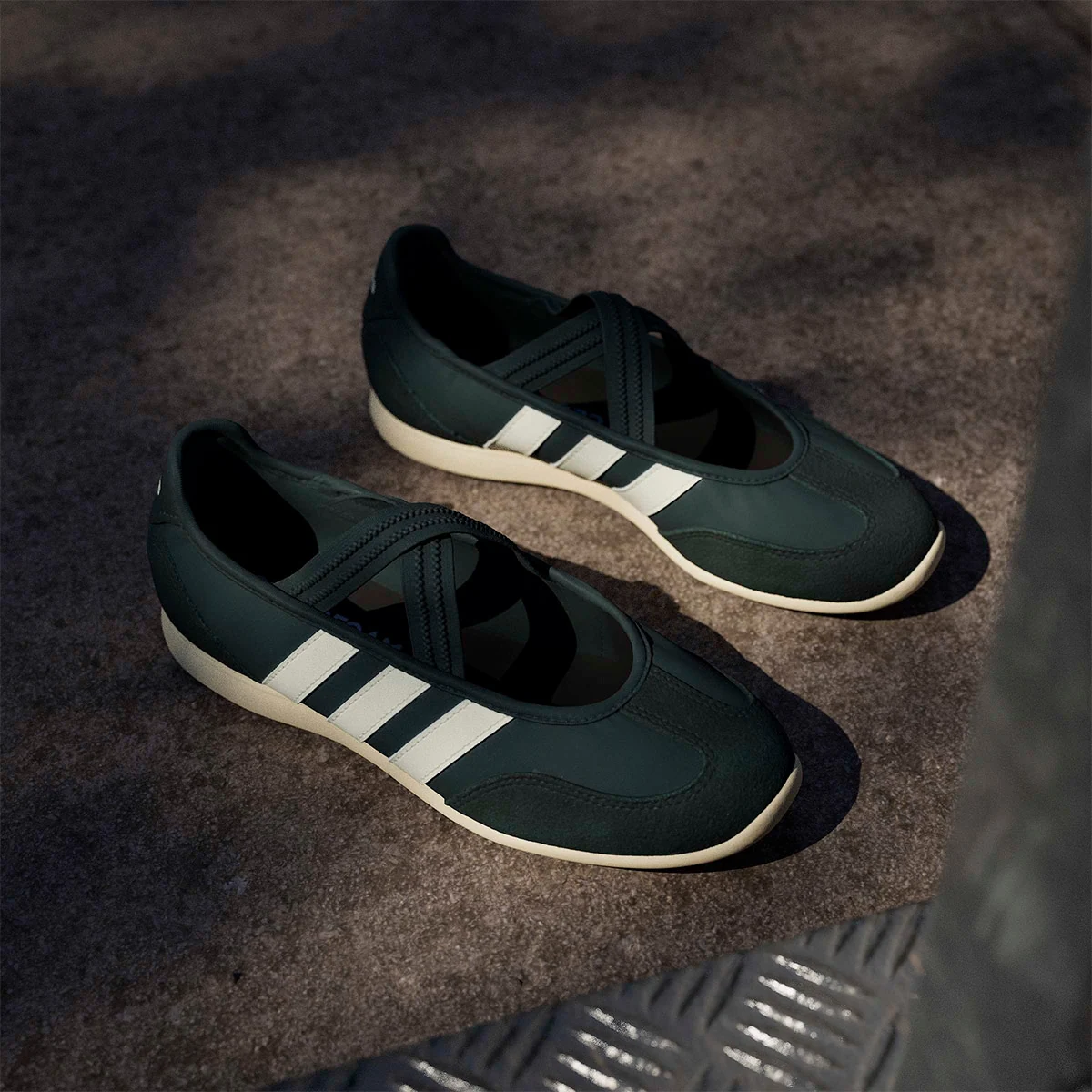 BALLERINAS MUJER ADIDAS VERDE BARREDA MARY JANE - 9