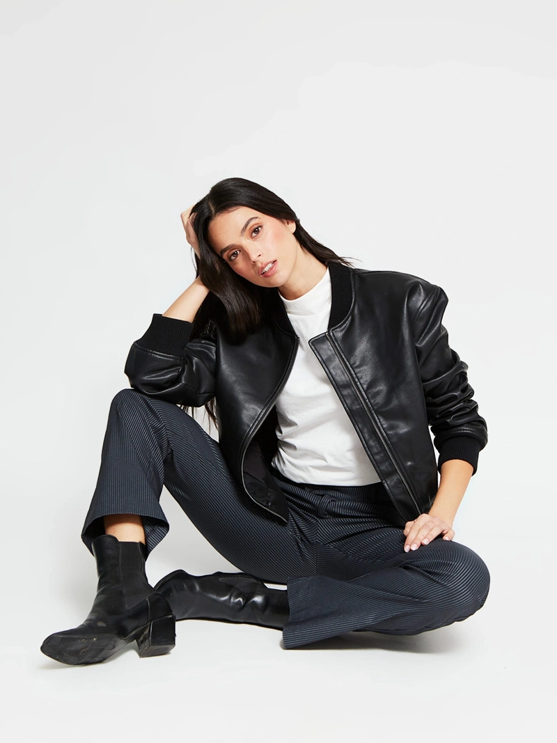 CHAQUETA MUJER INDEX BOMBER CROP - 5