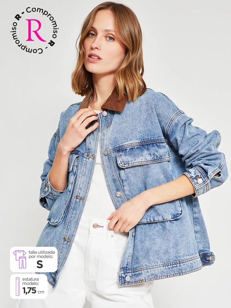 CHAQUETA MUJER MARQUIS ALGODÓN DENIM - 1