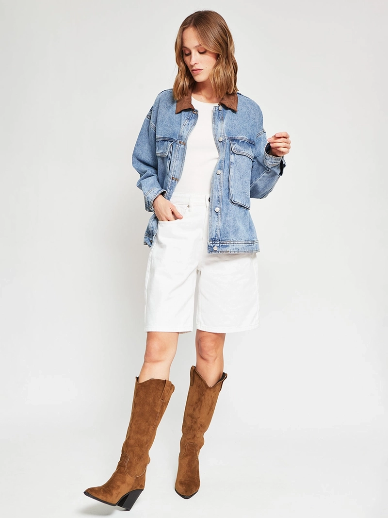 CHAQUETA MUJER MARQUIS ALGODÓN DENIM - 5