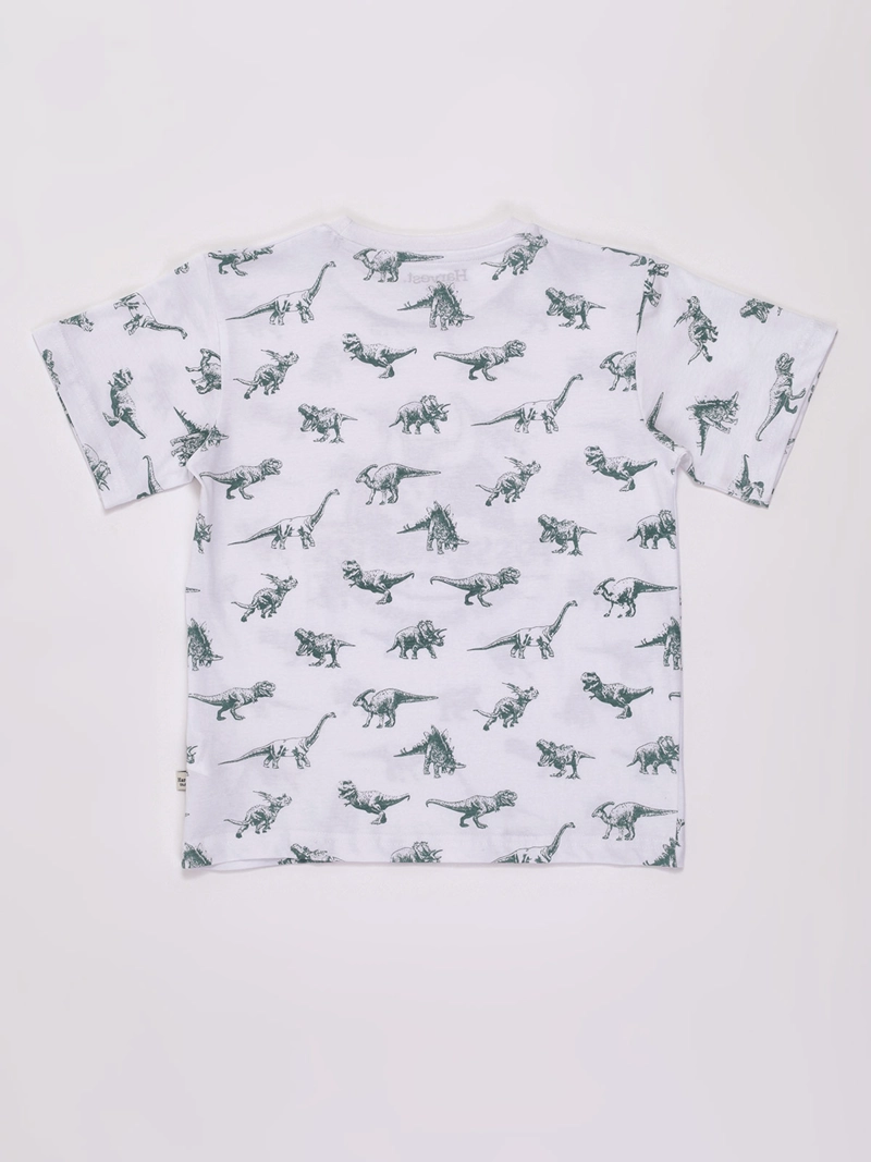 POLERA NIÑO HARVEST ALGODÓN MANGA CORTA PRINT - 2