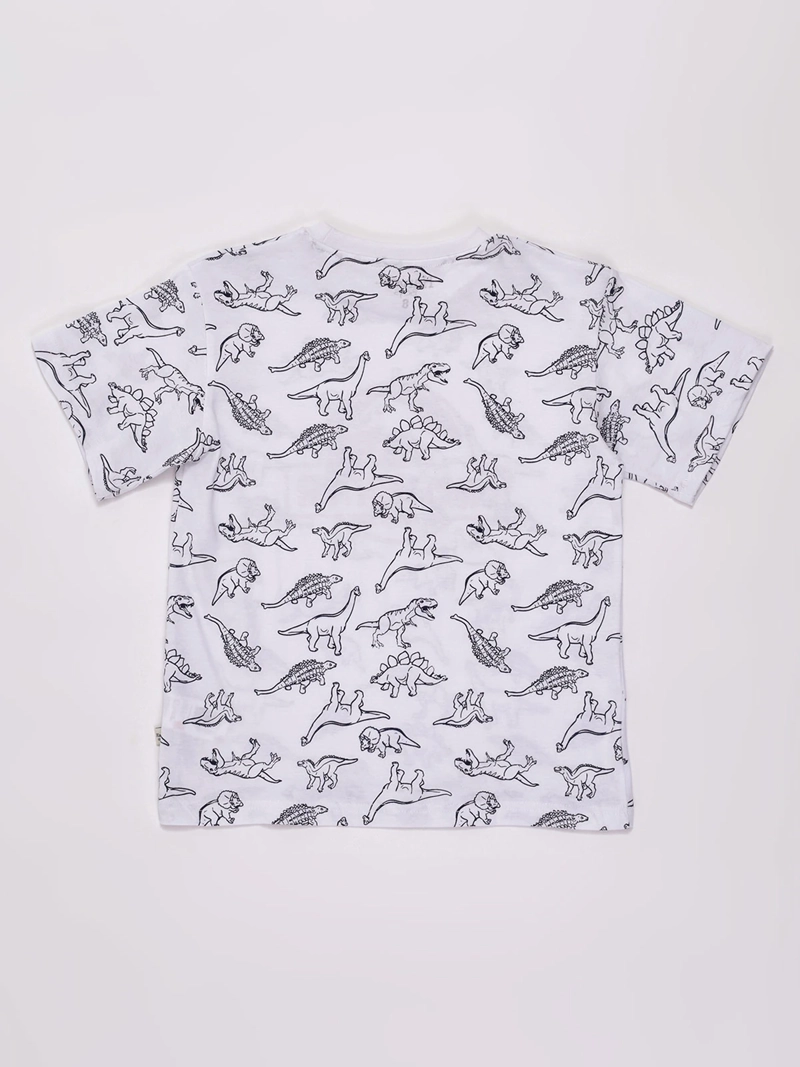 POLERA NIÑO HARVEST ALGODÓN MANGA CORTA PRINT - 2
