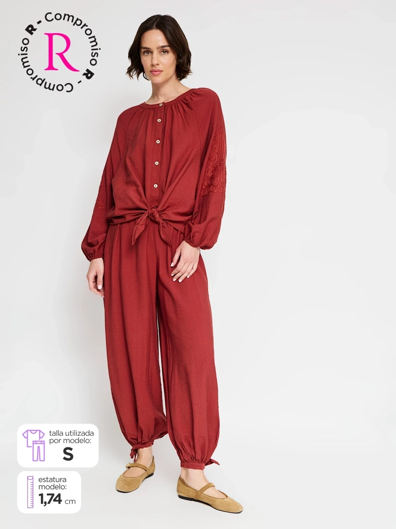 PANTALÓN MUJER TATIENNE BOMBACHO