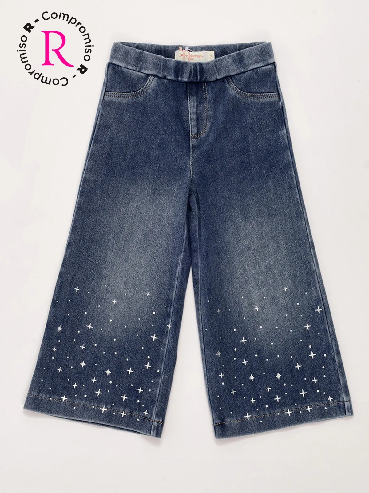 JEANS NIÑA BABY HARVEST ALGODÓN ANCHO - 3