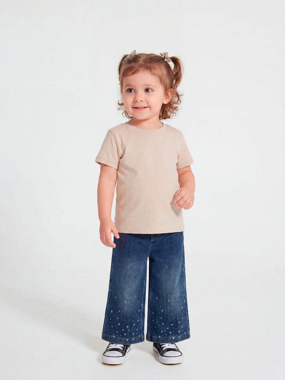 JEANS NIÑA BABY HARVEST ALGODÓN ANCHO - 1