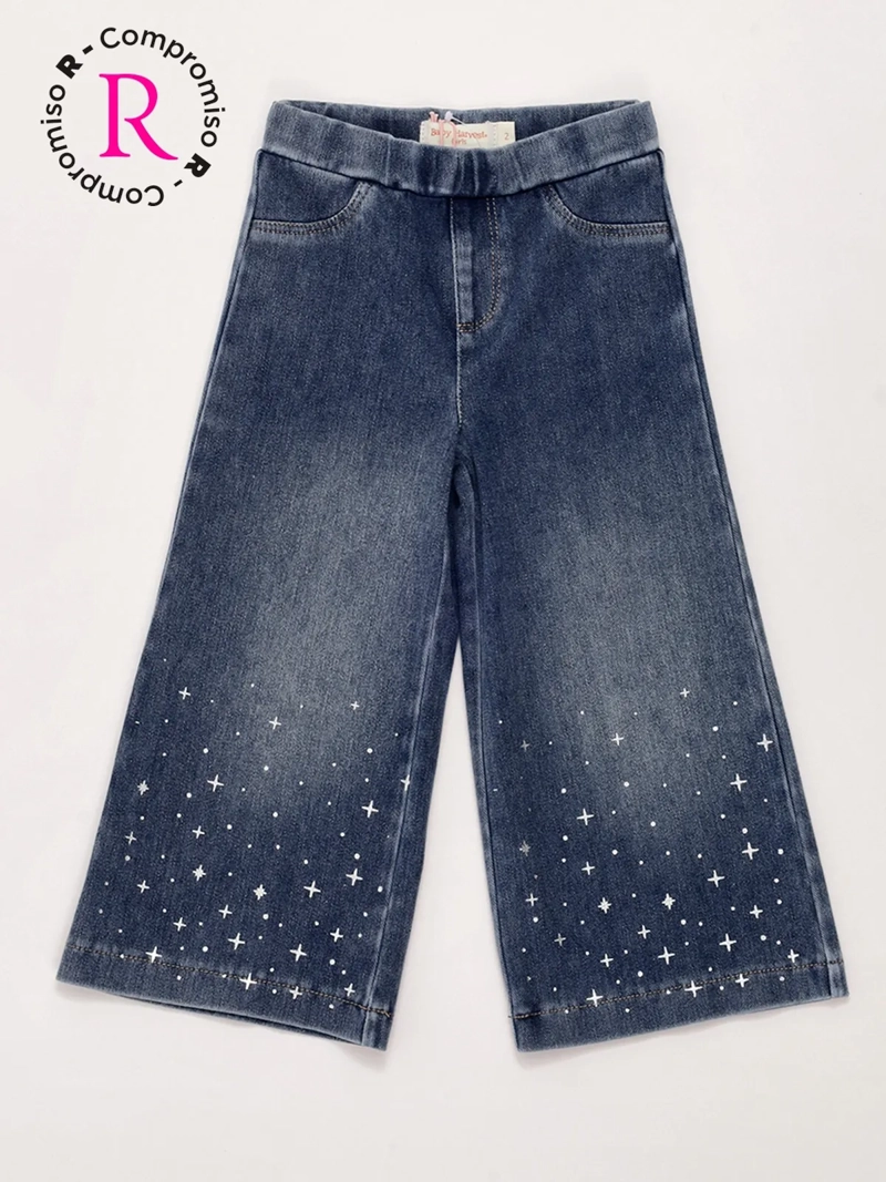 JEANS NIÑA BABY HARVEST ALGODÓN ANCHO - 3