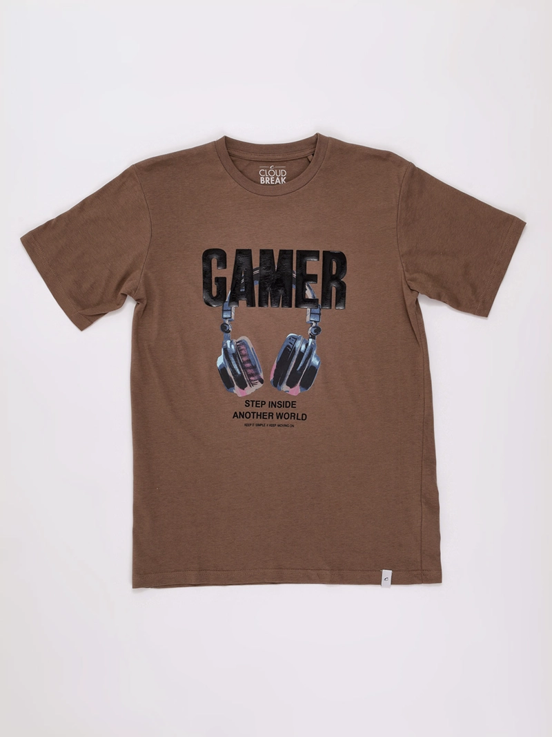 POLERA NIÑO CLOUDBREAK MANGA CORTA ALGODÓN