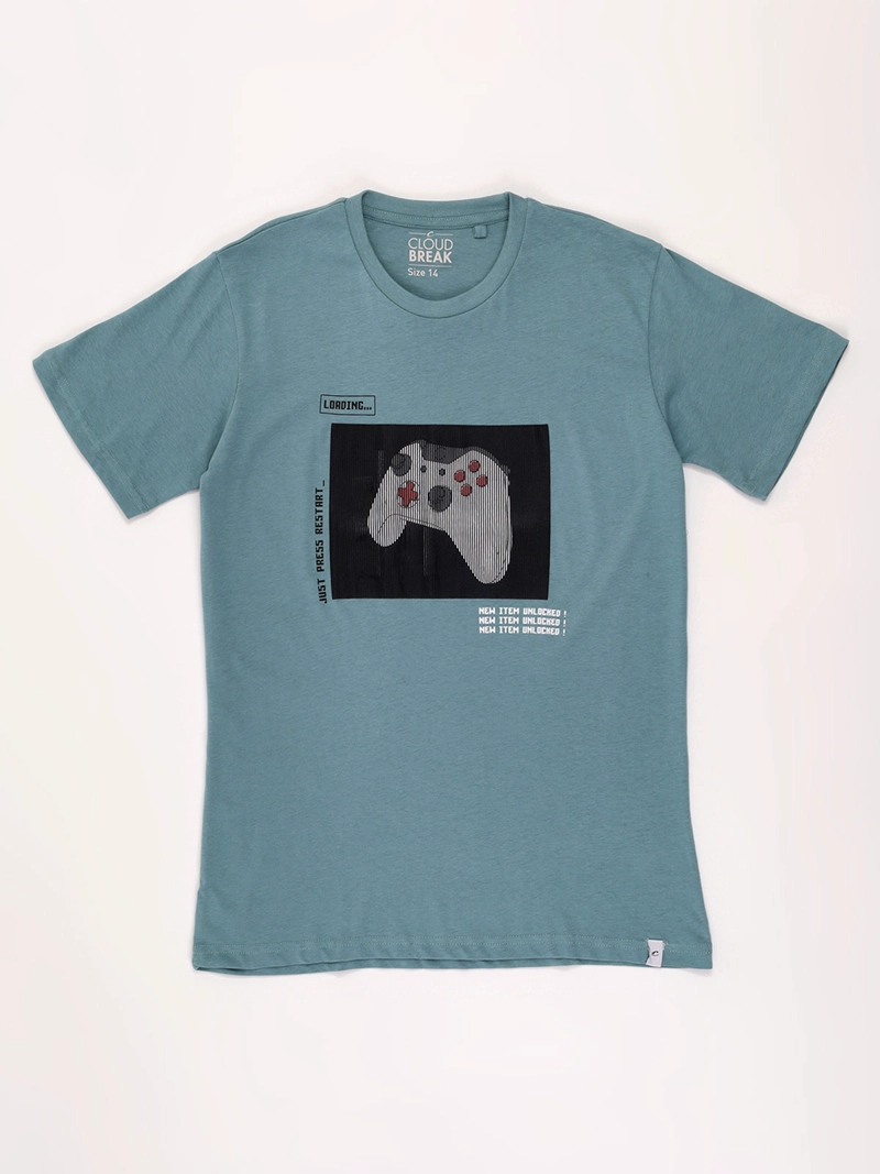 POLERA NIÑO CLOUDBREAK MANGA CORTA ALGODÓN