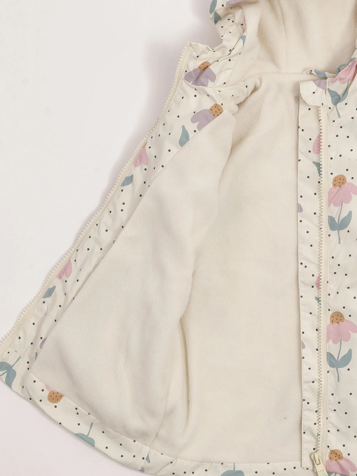 CHAQUETA NIÑA BABY HARVEST CORTAVIENTO CAPUCHA ESTAMPADO - 5