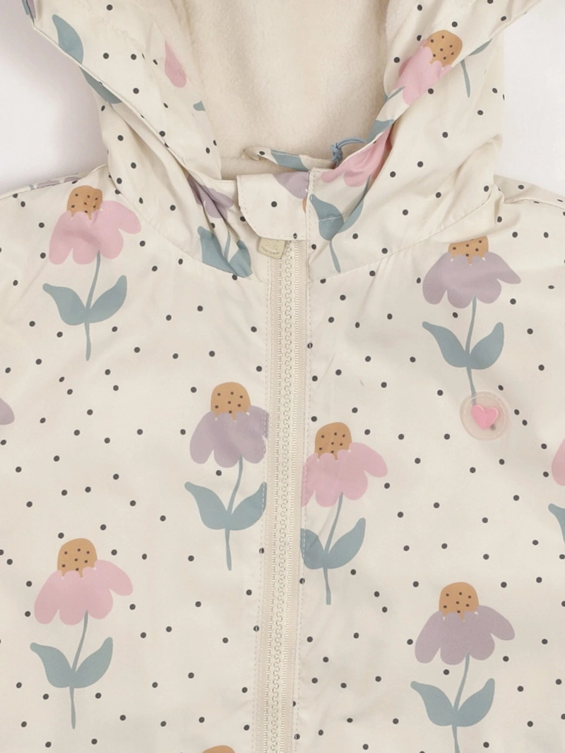CHAQUETA NIÑA BABY HARVEST CORTAVIENTO CAPUCHA ESTAMPADO - 6