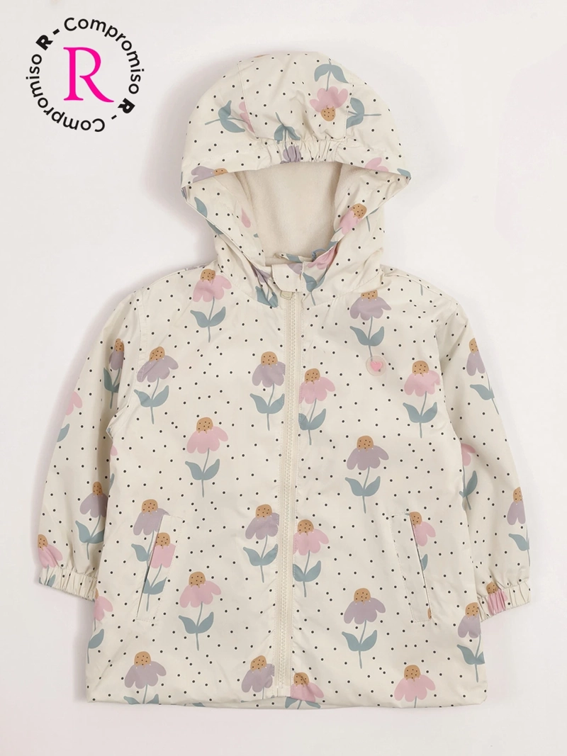 CHAQUETA NIÑA BABY HARVEST CORTAVIENTO CAPUCHA ESTAMPADO - 3