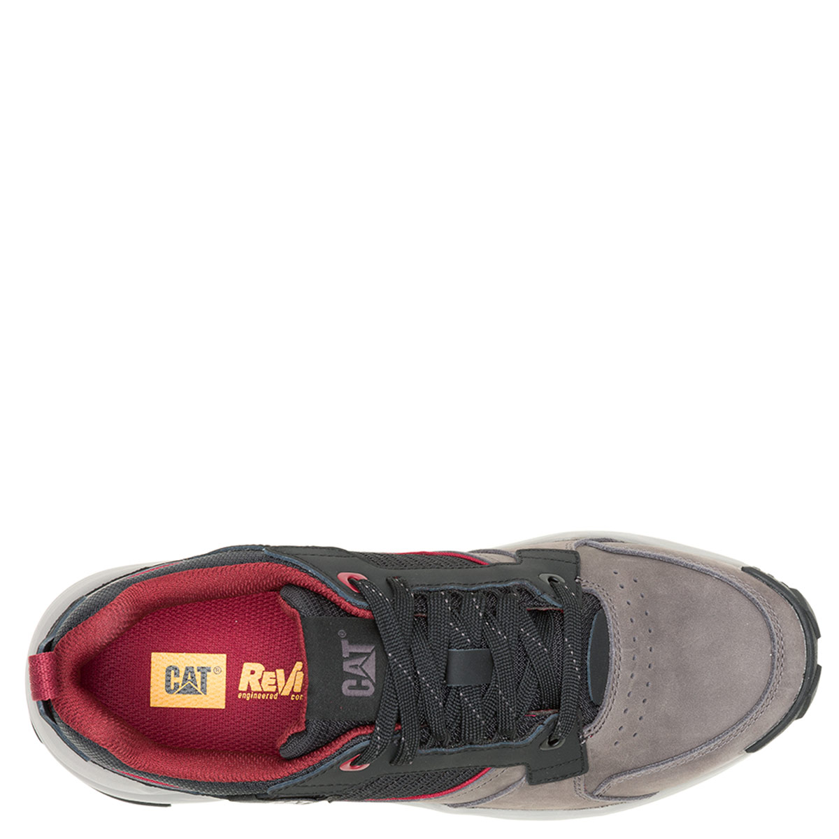 ZAPATILLAS HOMBRE CATERPILLAR URBANAS GRIS GRAPPLE LEATHER CUERO - 5