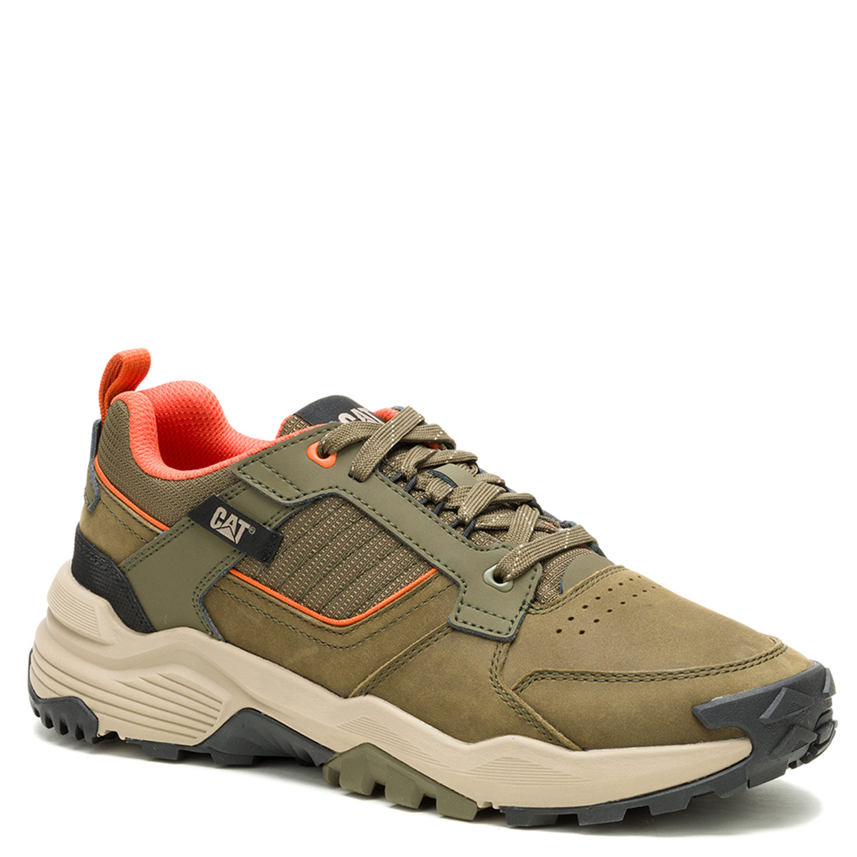 ZAPATILLAS HOMBRE CATERPILLAR URBANAS VERDE GRAPPLE LEATHER CUERO - 2