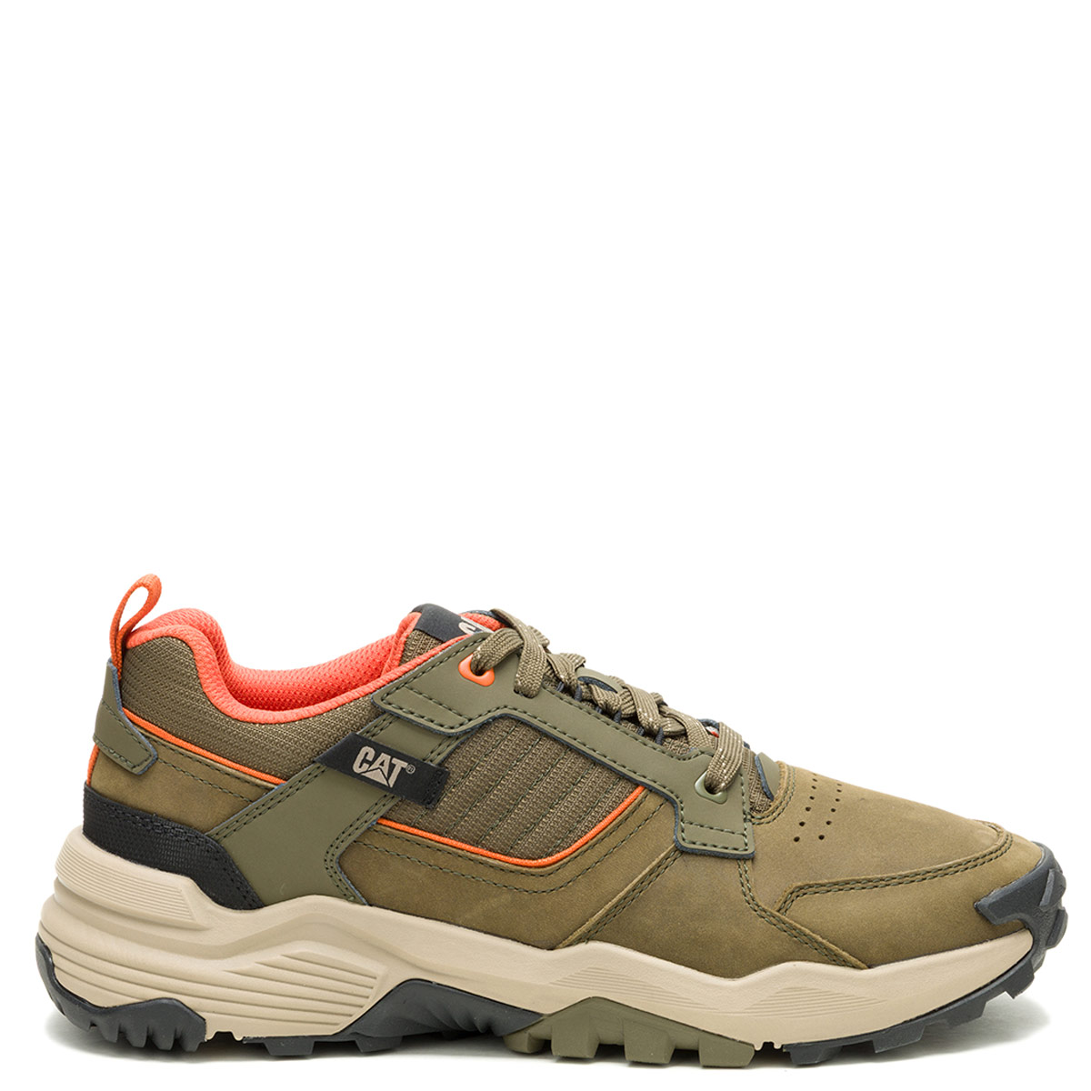 ZAPATILLAS HOMBRE CATERPILLAR URBANAS VERDE GRAPPLE LEATHER CUERO - 1